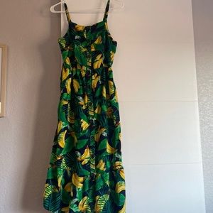 Banana print dress